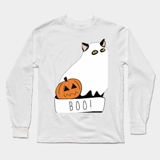 Halloween Salem Cat Long Sleeve T-Shirt